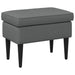 Voetenbank Donkergrijs 55 x 35 x 41 cm Stof