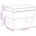 Voetenbank Zwart 55 x 35 x 41 cm Stof