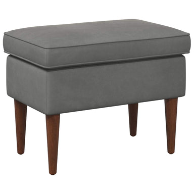 Voetenbank Donkergrijs 55 x 35 x 41 cm Fluweel