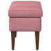 Voetenbank Roze 55 x 35 x 41 cm Fluweel