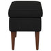 Voetenbank Zwart 55 x 35 x 41 cm Fluweel