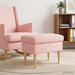 Voetenbank Roze 55 x 35 x 41 cm Bouclé