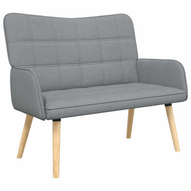 2-Zits Sofa Lichtgrijs 115 x 61 x 87 cm Stof