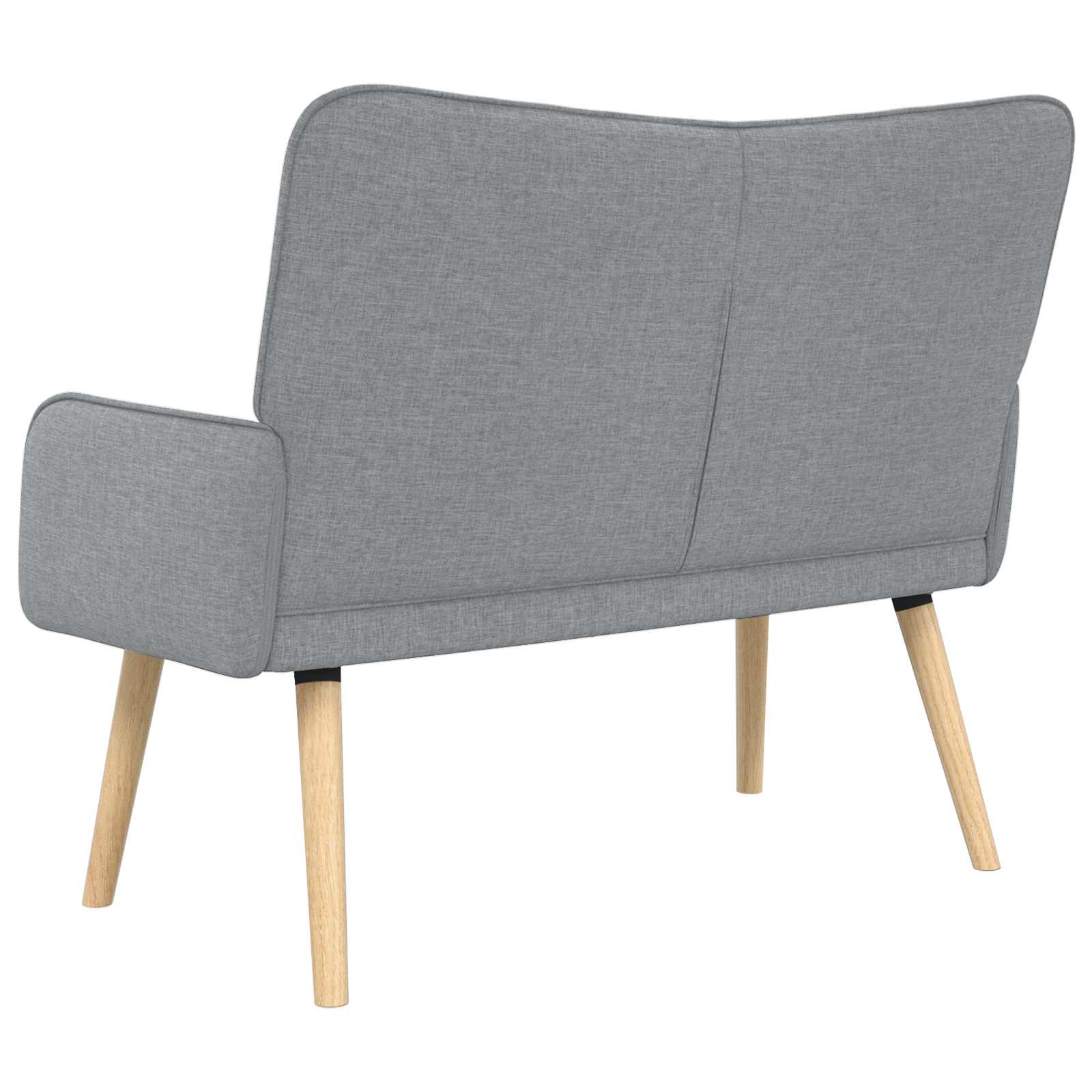2-Zits Sofa Lichtgrijs 115 x 61 x 87 cm Stof