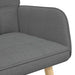 2-Zits Sofa Donkergrijs 115 x 61 x 87 cm Stof