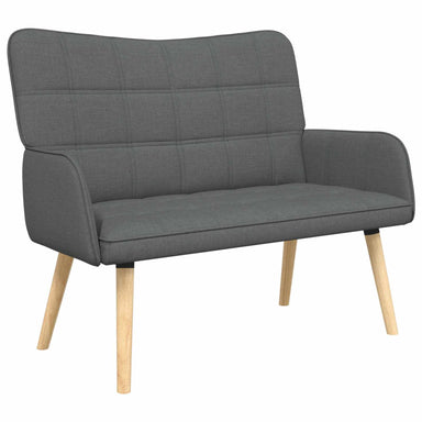 2-Zits Sofa Donkergrijs 115 x 61 x 87 cm Stof