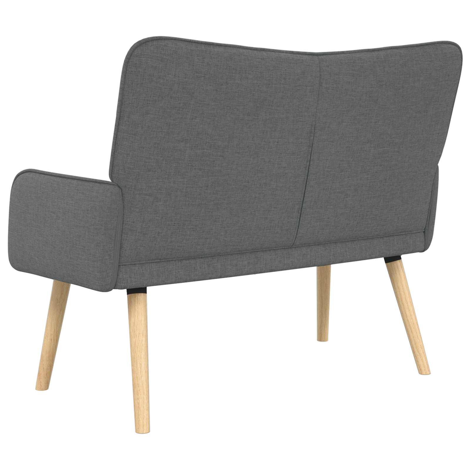 2-Zits Sofa Donkergrijs 115 x 61 x 87 cm Stof