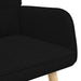 2-Zits Sofa Zwart 115 x 61 x 87 cm Stof