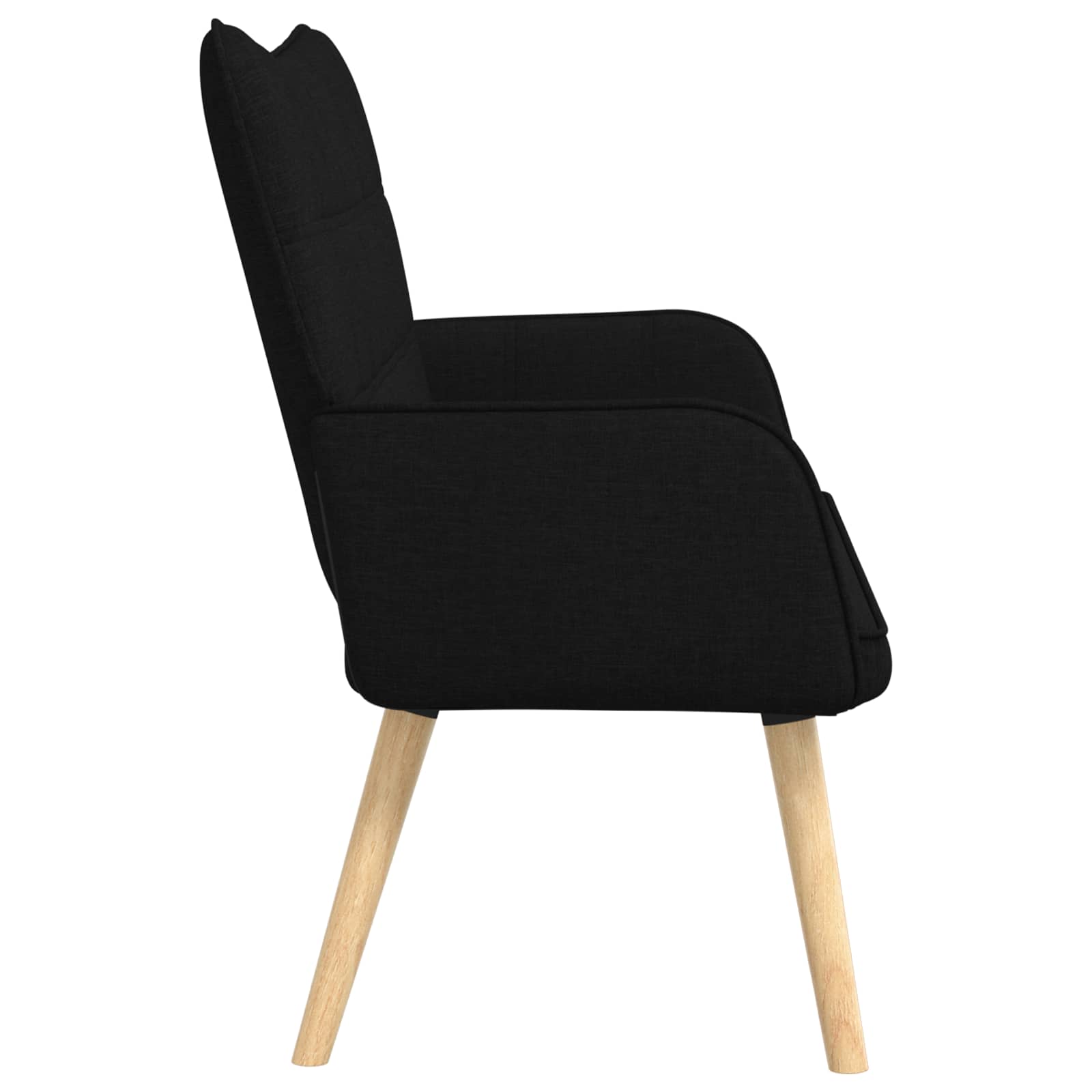 2-Zits Sofa Zwart 115 x 61 x 87 cm Stof