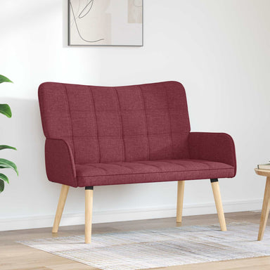 2-Zits Sofa Wijnrood 115 x 61 x 87 cm Stof