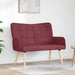 2-Zits Sofa Wijnrood 115 x 61 x 87 cm Stof