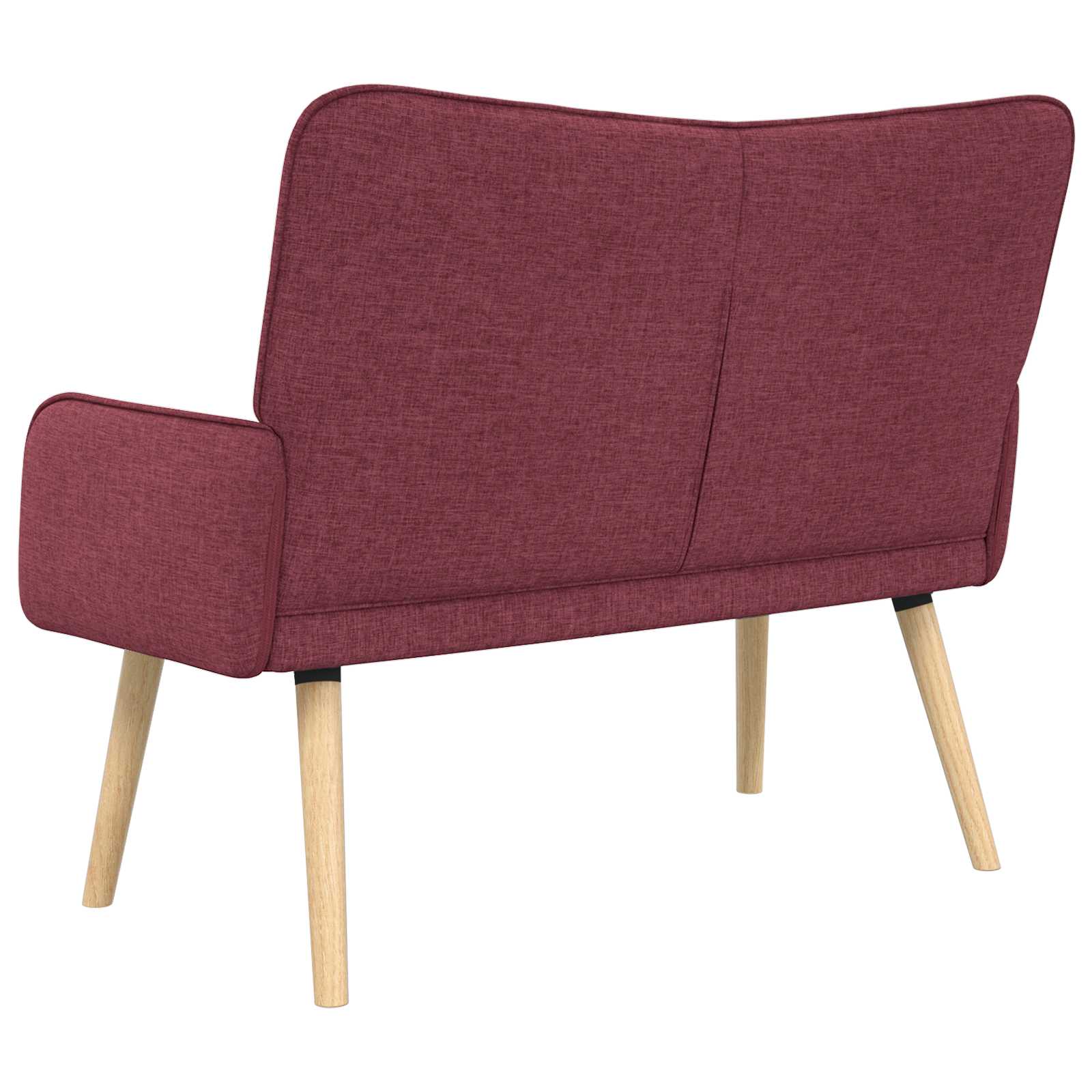 2-Zits Sofa Wijnrood 115 x 61 x 87 cm Stof
