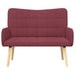 2-Zits Sofa Wijnrood 115 x 61 x 87 cm Stof