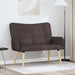 2-Zits Sofa Donkerbruin 115 x 61 x 87 cm Stof