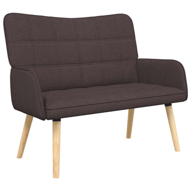 2-Zits Sofa Donkerbruin 115 x 61 x 87 cm Stof