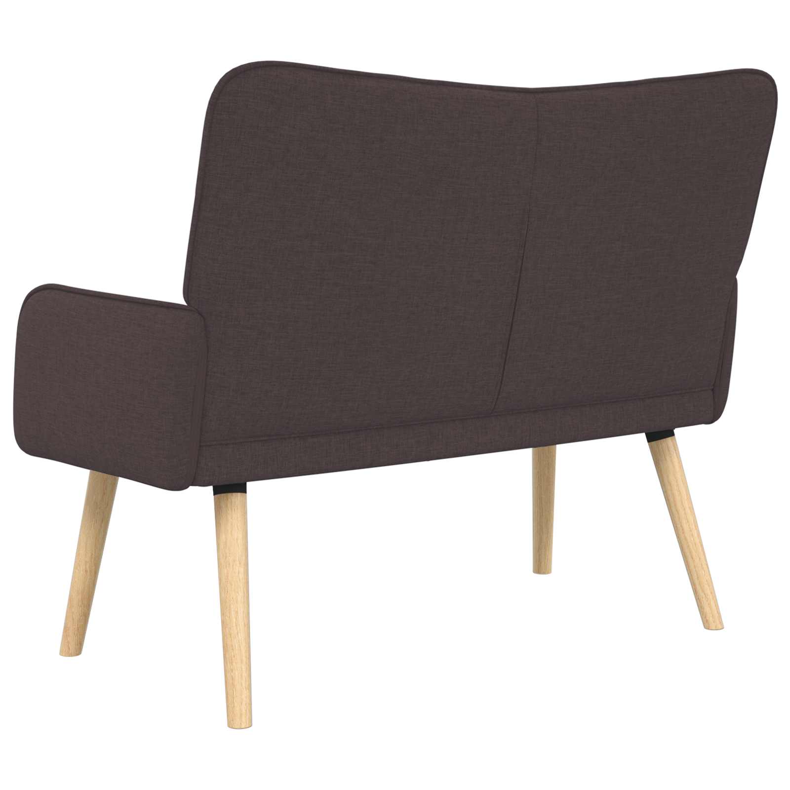 2-Zits Sofa Donkerbruin 115 x 61 x 87 cm Stof
