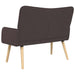 2-Zits Sofa Donkerbruin 115 x 61 x 87 cm Stof