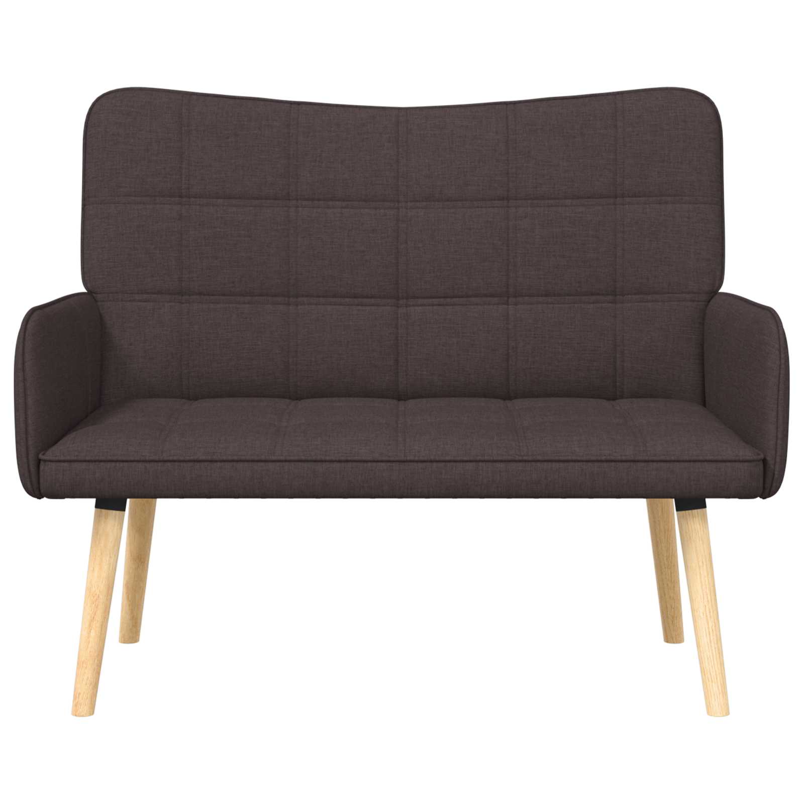 2-Zits Sofa Donkerbruin 115 x 61 x 87 cm Stof