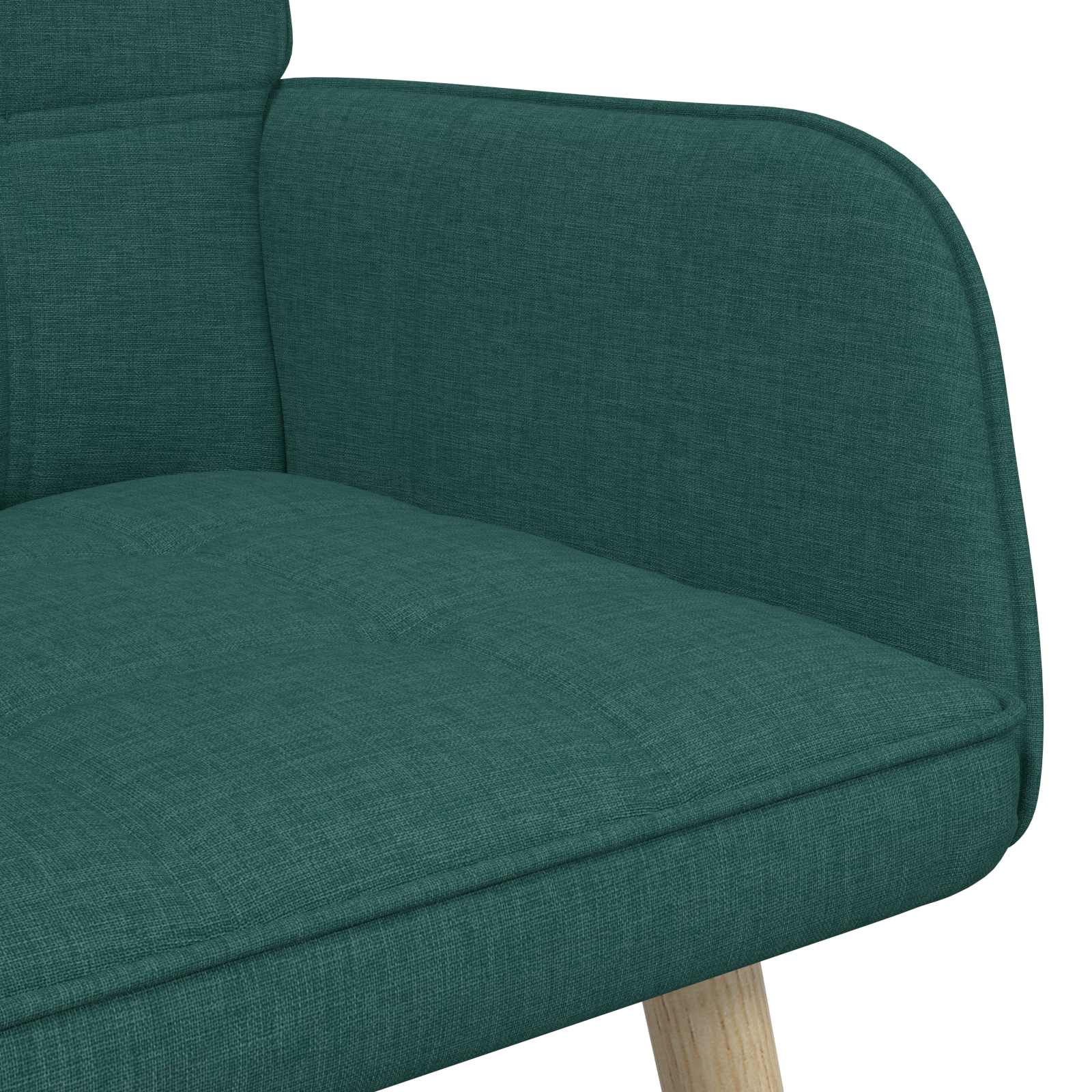 2-Zits Sofa Donkergroen 115 x 61 x 87 cm Stof