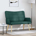 2-Zits Sofa Donkergroen 115 x 61 x 87 cm Stof