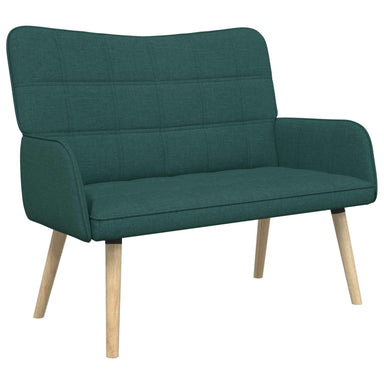 2-Zits Sofa Donkergroen 115 x 61 x 87 cm Stof