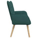 2-Zits Sofa Donkergroen 115 x 61 x 87 cm Stof