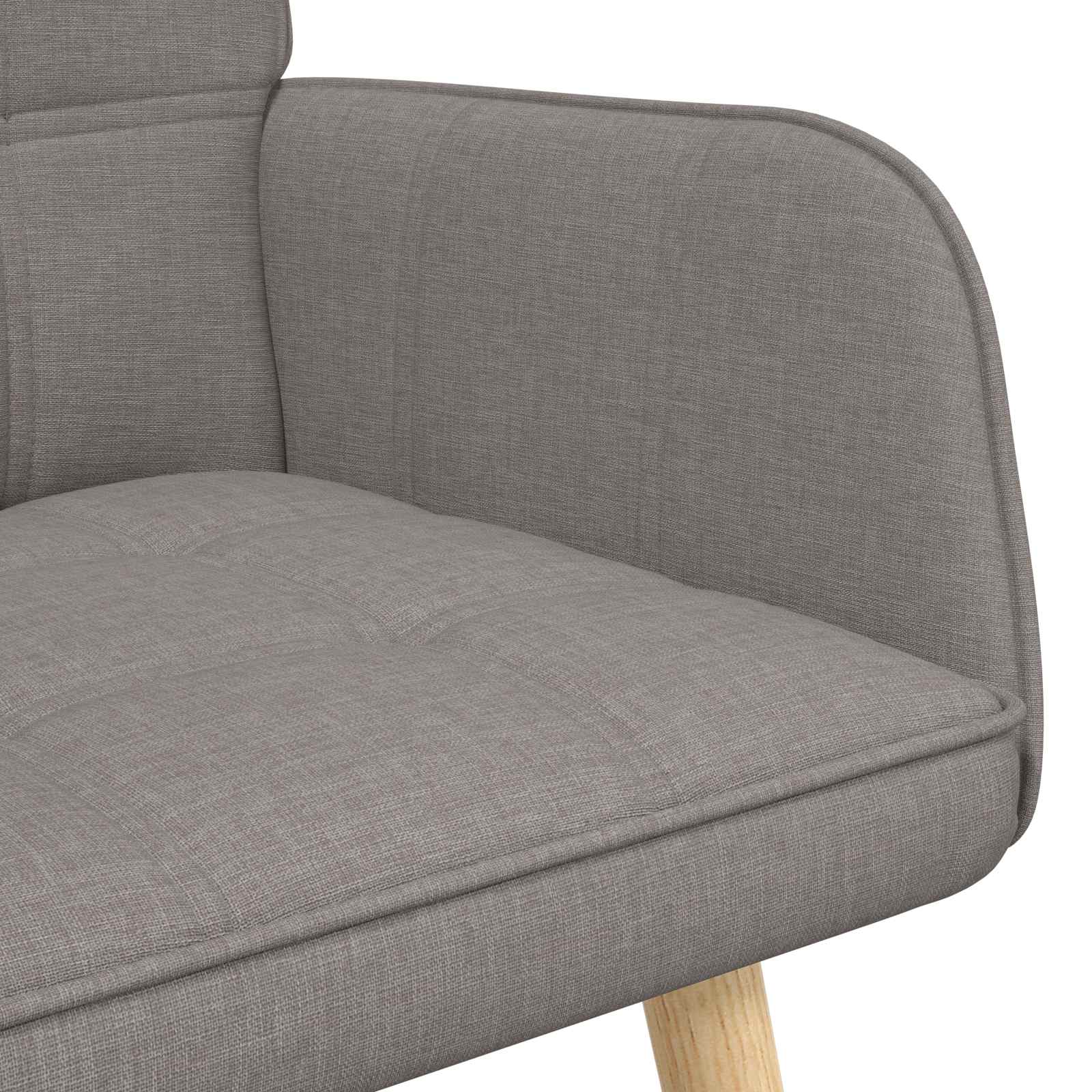 2-Zits Sofa Taupe 115 x 61 x 87 cm Stof