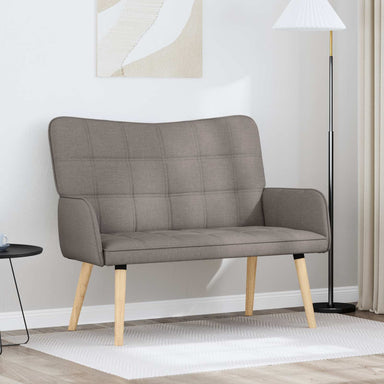 2-Zits Sofa Taupe 115 x 61 x 87 cm Stof