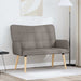 2-Zits Sofa Taupe 115 x 61 x 87 cm Stof