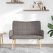 2-Zits Sofa Taupe 115 x 61 x 87 cm Stof