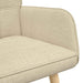 2-Zits Sofa Crèmekleurig 115 x 61 x 87 cm Stof