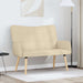2-Zits Sofa Crèmekleurig 115 x 61 x 87 cm Stof