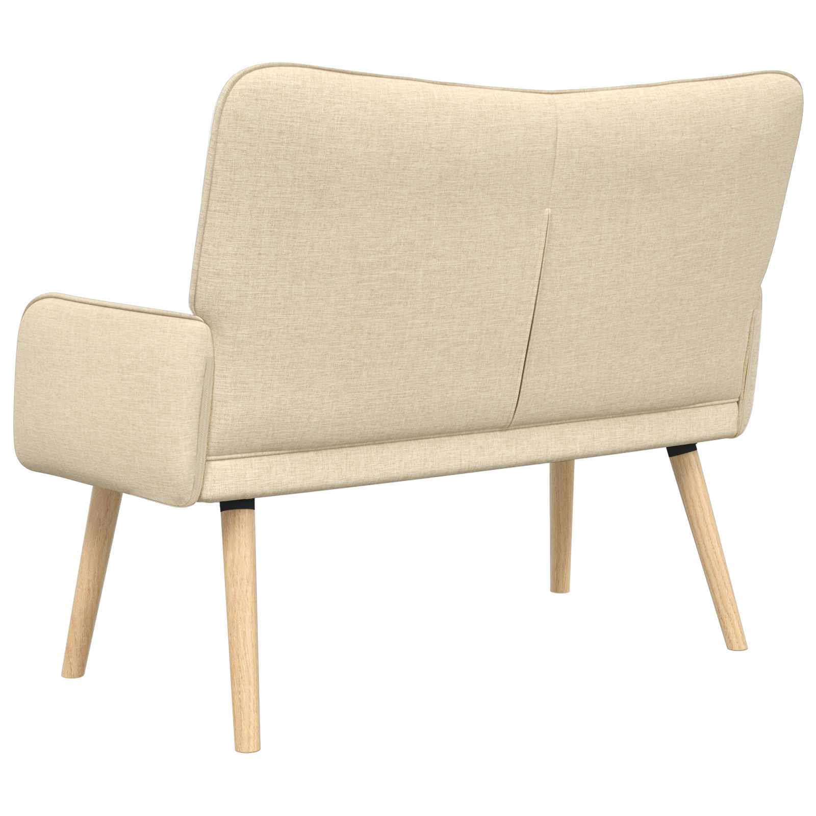 2-Zits Sofa Crèmekleurig 115 x 61 x 87 cm Stof