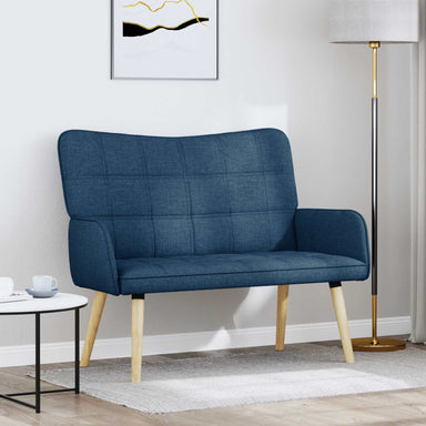 2-Zits Sofa Blauw 115 x 61 x 87 cm Stof