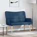 2-Zits Sofa Blauw 115 x 61 x 87 cm Stof