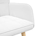 2-Zits Sofa Wit 115 x 61 x 87 cm Stof