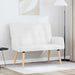2-Zits Sofa Wit 115 x 61 x 87 cm Stof