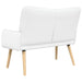 2-Zits Sofa Wit 115 x 61 x 87 cm Stof