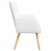 2-Zits Sofa Wit 115 x 61 x 87 cm Stof