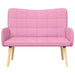 2-Zits Sofa Roze 115 x 61 x 87 cm Stof