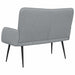 2-Zits Sofa Lichtgrijs 115 x 61 x 87 cm Stof
