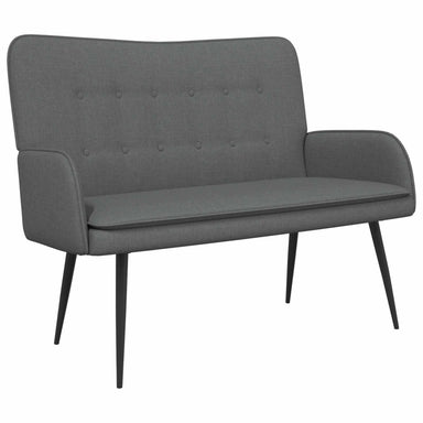2-zitsbank Donkergrijs 115 x 61 x 87 cm Stof