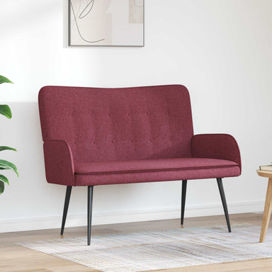 2-Zits Sofa Wijnrood 115 x 61 x 87 cm Stof