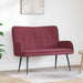 2-Zits Sofa Wijnrood 115 x 61 x 87 cm Stof