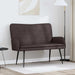 2-Zits Sofa Donkerbruin 115 x 61 x 87 cm Stof