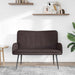 2-Zits Sofa Donkerbruin 115 x 61 x 87 cm Stof