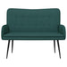 2-Zits Sofa Donkergroen 115 x 61 x 87 cm Stof