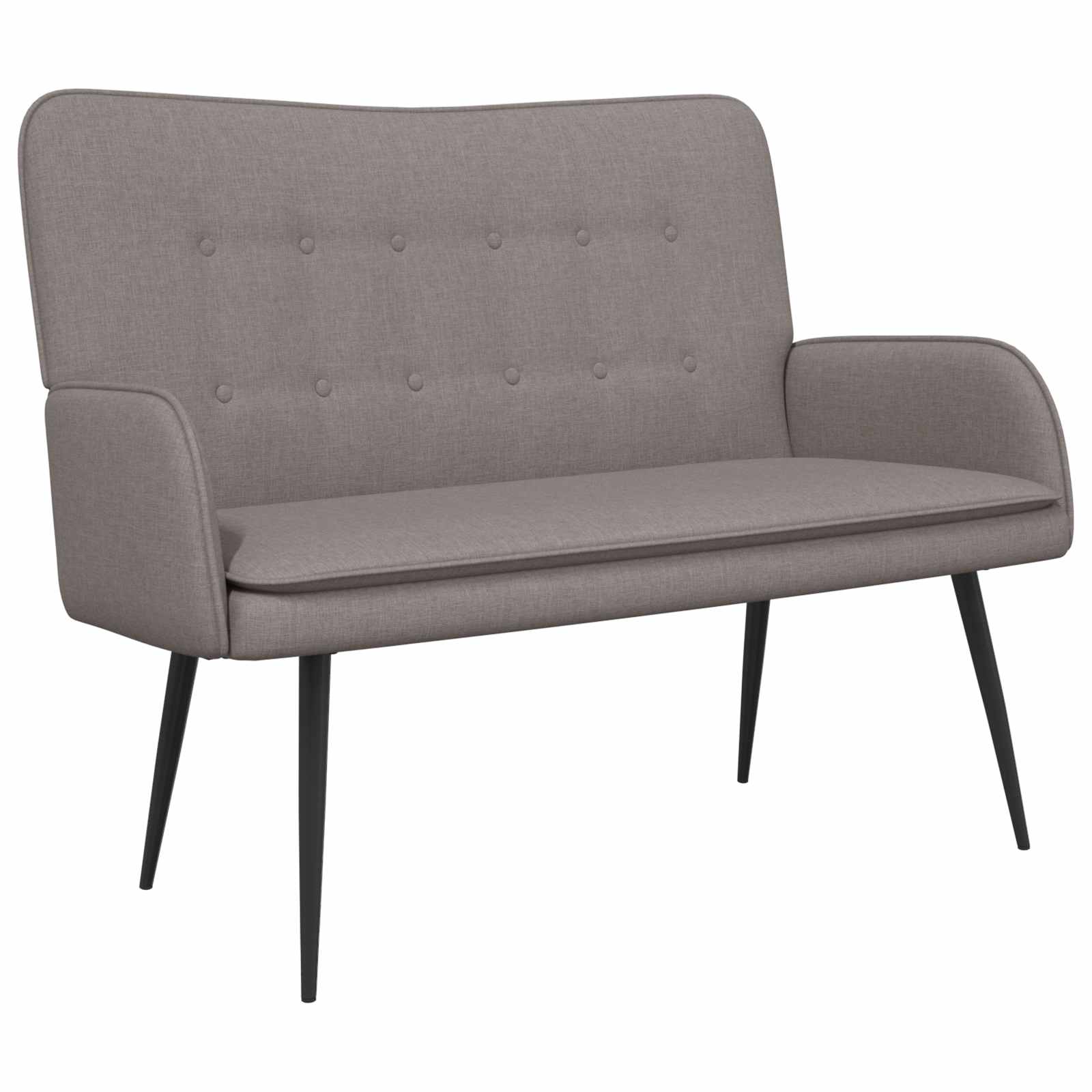 2-Zits Sofa Taupe 115 x 61 x 87 cm Stof