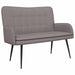 2-Zits Sofa Taupe 115 x 61 x 87 cm Stof