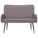 2-Zits Sofa Taupe 115 x 61 x 87 cm Stof